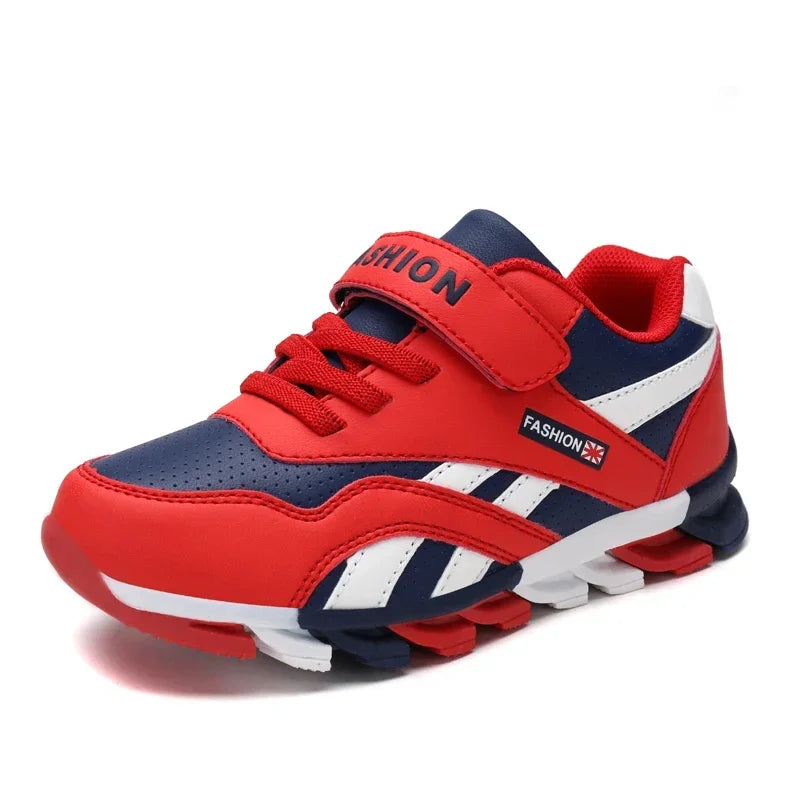 Childrens Running Shoes Trendy Luxury Design Casual Sneakers Mesh Breathable Sports Shoes Comfortable Tennis Shoes for Boys