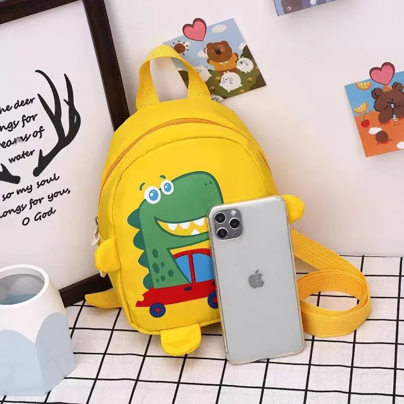 1 PCS Kids Cartoon Mini Dinosaur Backpack Anti Lost Bag Kindergarten School Bag Backpack