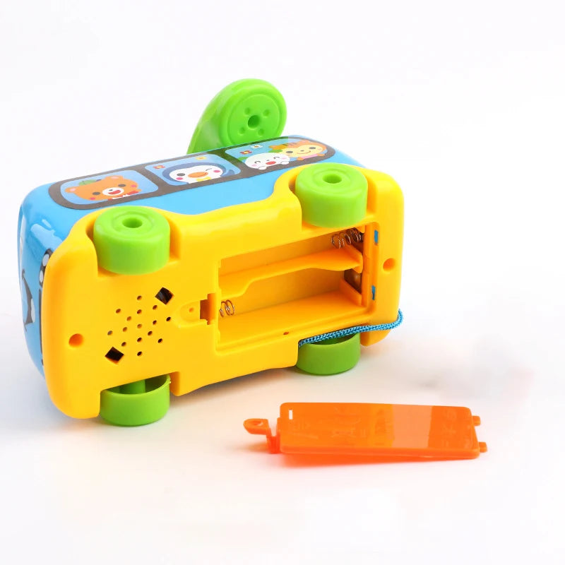 Cartoon Music Car Children's Singing Phone Car Toy Educational Early Education Machine Toy Christmas Thanksgiving Holiday Gift