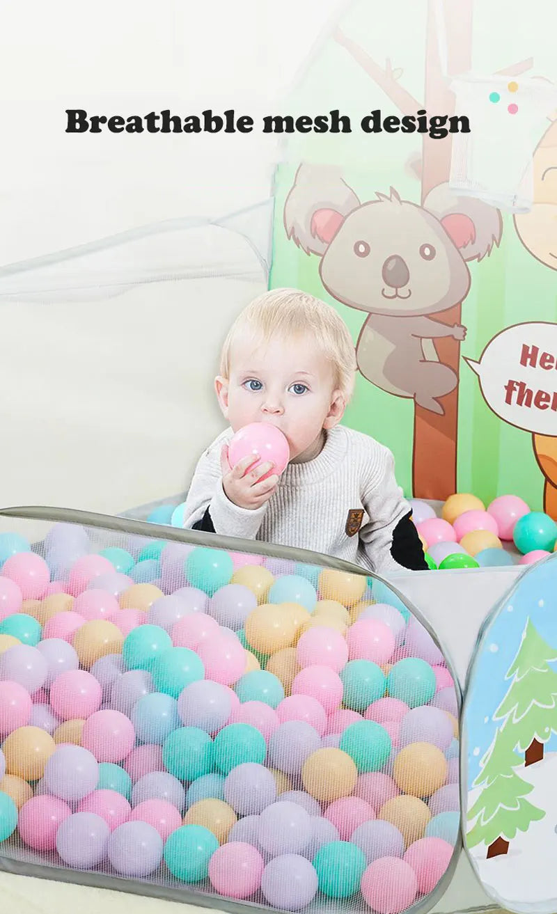 1.2M Portable Baby Pools Ball Pit Dry Pool Balls Cartoon Children's Pool Balls Outdoor Games Kids Playpen Ball Box Baby Pool