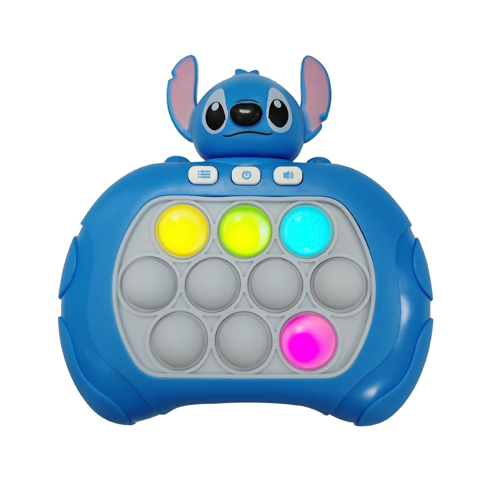 2026 New Spider-Man Quick Push Game Pop Up Fidget Bubble Electronic Pop it Pro Game Light AntiStress Toys For Adult Kids Gift