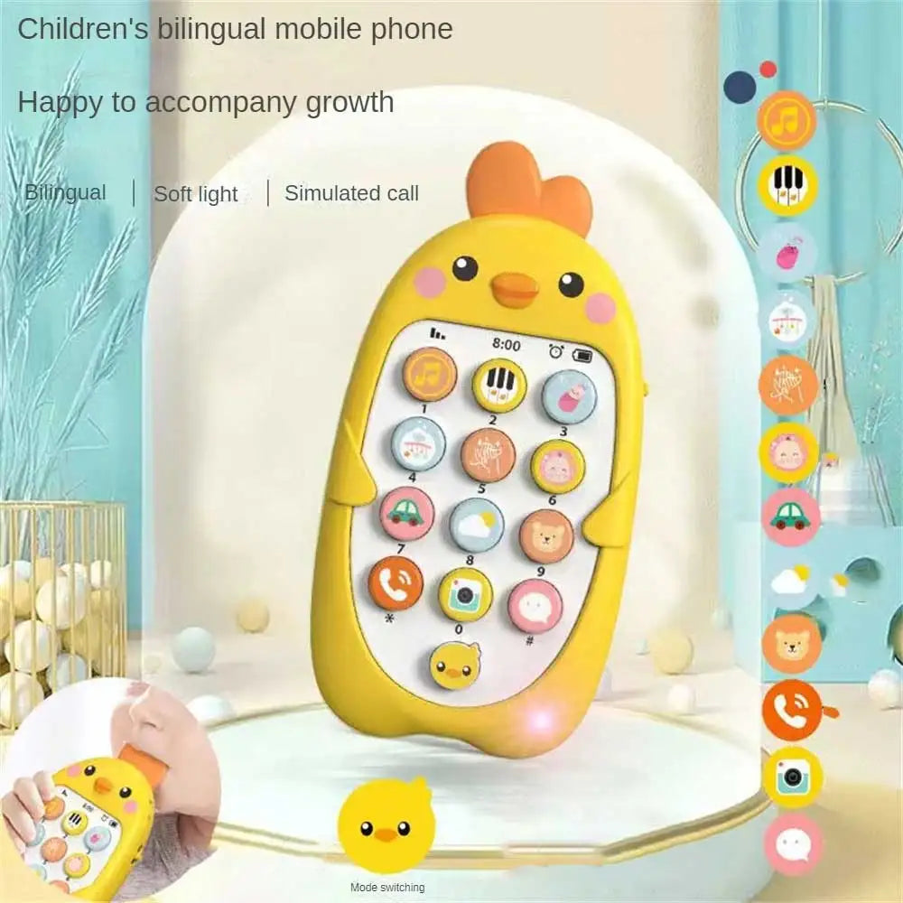 1/2PCS Baby Phone Toy Mobile Telephone Early Educational Learning Machine Kids Gifts Music Sound Machine Electronic Newborn Baby