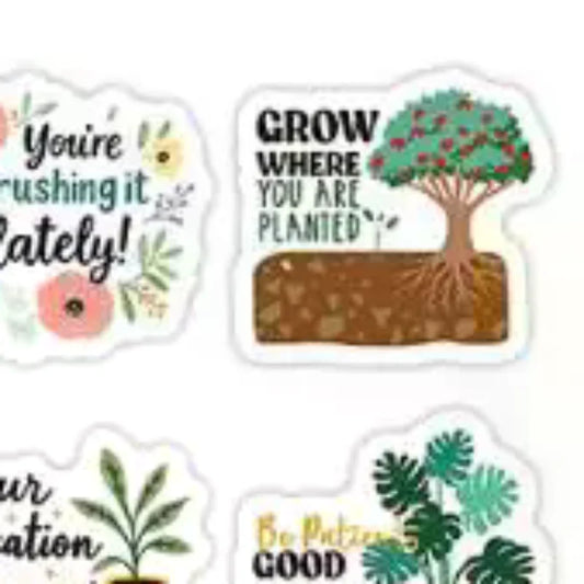 500PCS Inspirational English Roll Stickers Personalize Cute Reward Decoration Laptop Student Stationery Decals