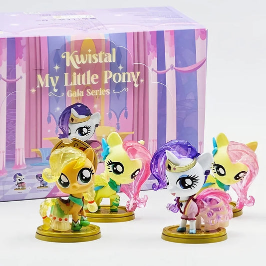 Kwistal My Little Pony Into The Gala Series Blind Box Guess Bag Collect Model My Little Pony Mystery Box Toy Decor Gifts Cute