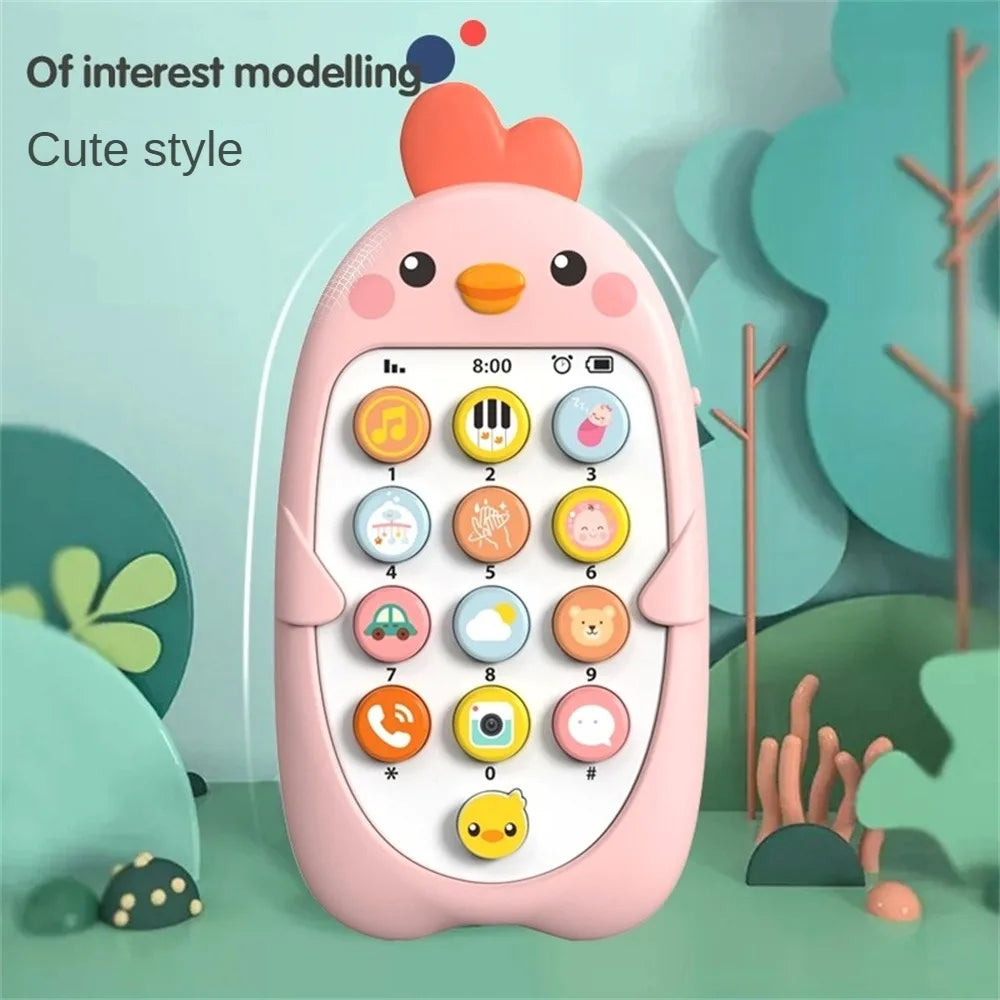 1/2PCS Baby Phone Toy Mobile Telephone Early Educational Learning Machine Kids Gifts Music Sound Machine Electronic Newborn Baby