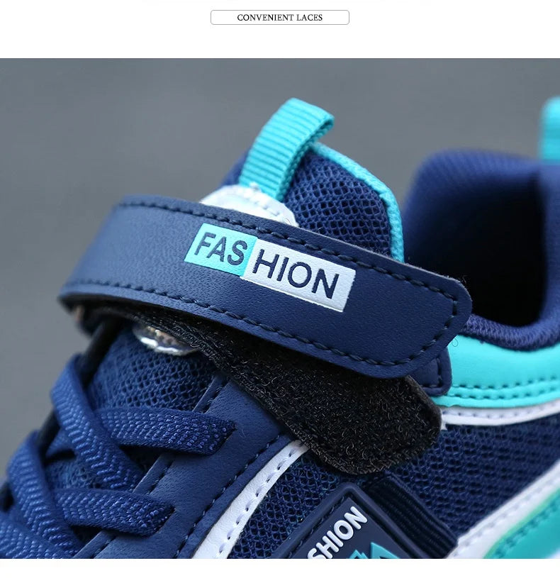 Children Sport Shoes Boys Fashion Mesh Breathable Casual Sneakers Lightweight Running Shoes Comfort