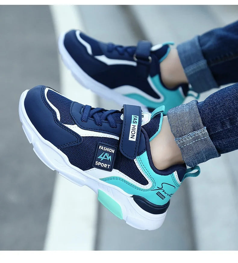 Children Sport Shoes Boys Fashion Mesh Breathable Casual Sneakers Lightweight Running Shoes Comfort