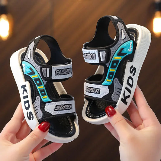 sandalias Boy Fashion Child Sandals Summer Children's Sneakers Anti Slip Soft Sole Casual Beach Shoes Kid Shoes zapatos niña