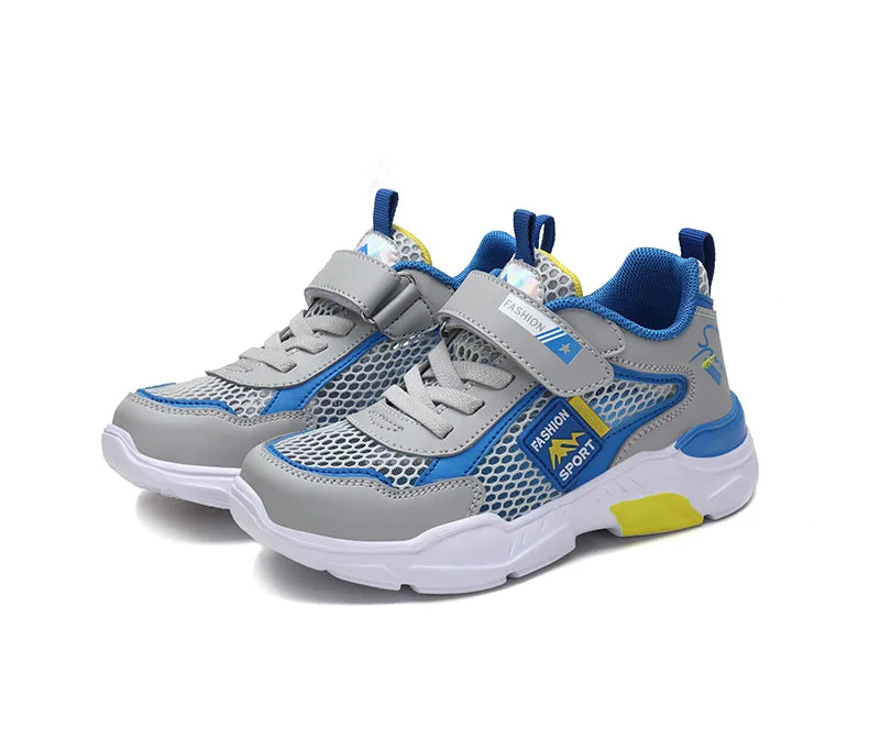 Single Net Children's Shoes Boys Sneakers Summer Breathable Non-slip Surface Girls Casual Tennis Sports Running Outdoor Shoes