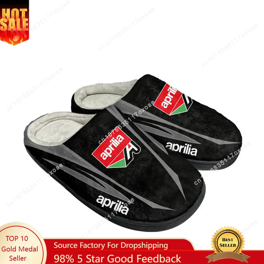 A-Aprilia Shoes Home Cotton Slippers Mens Womens Plush Bedroom Casual Keep Warm Shoes Thermal Indoor Slipper Customized DIY Shoe