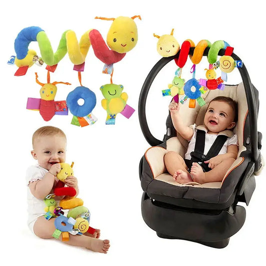 Hanging Rattles Soft Toys suitable for Car Seat, Stroller, Crib