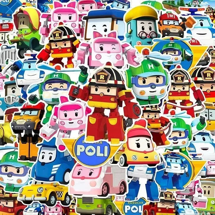 New Silverlit Robocar Korea Robot Kids Toys Transformation Anime Action Figure Poli Toys For Children Playmobil Juguetes