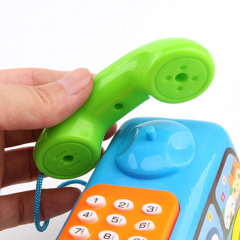 Cartoon Music Car Children's Singing Phone Car Toy Educational Early Education Machine Toy Christmas Thanksgiving Holiday Gift