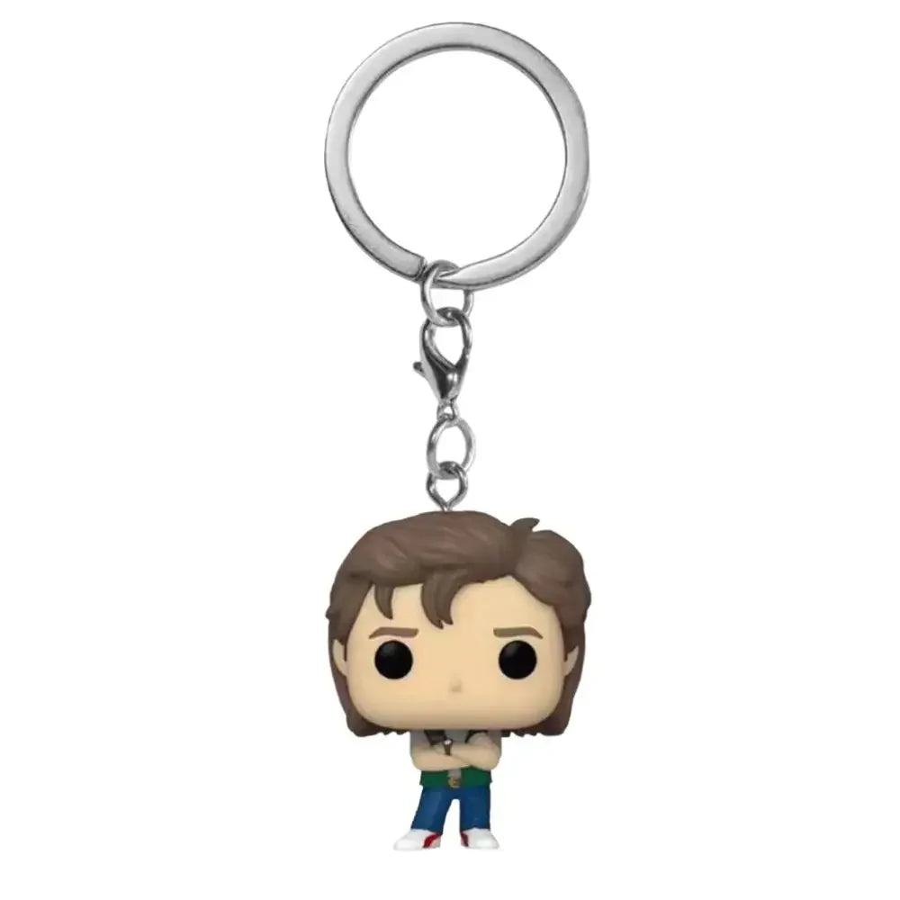 LLavero de bolsillo de Stranger Things, figuras de acción de Dustin Eleven, Freddy, Steve, Robin, Barb, Juguetes