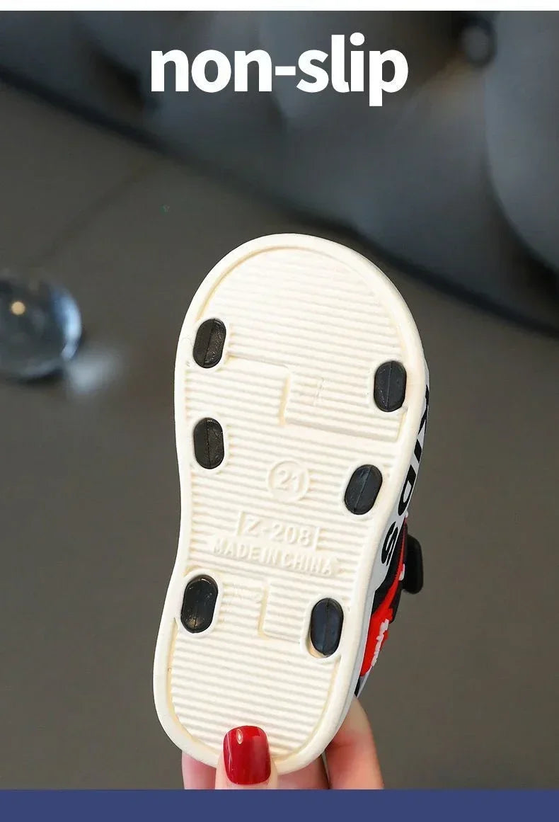 New Summer Children Sandal Boy Cute Cartoon Shoe Non Slip Kid Student Outdoor Beach Sandal for Non-slip Infant Baby Sports Shoes