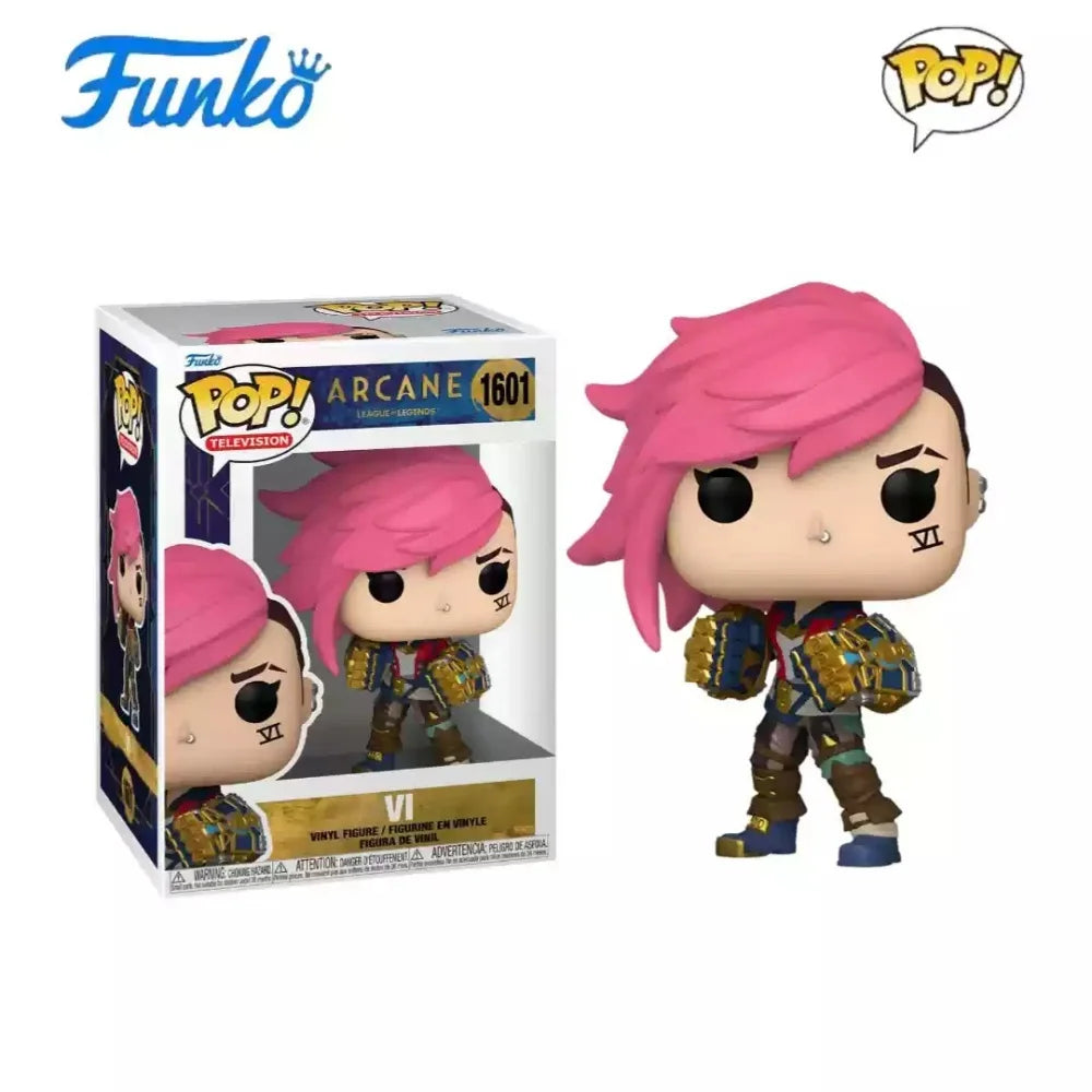 Funko POP League of Legends: Battle of Two Cities, Jinx, Weix, Caitlin, Victor's Handmade Desktop Ornament, Birthday Gift