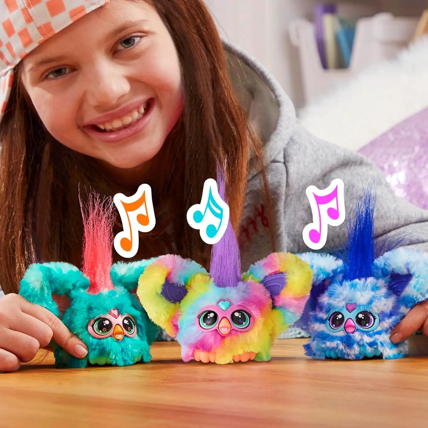 Hasbro Furby Furblets Mini Friend with Sounds & Music Collectible and Cute Electronic Children's Gril Gifts Boys