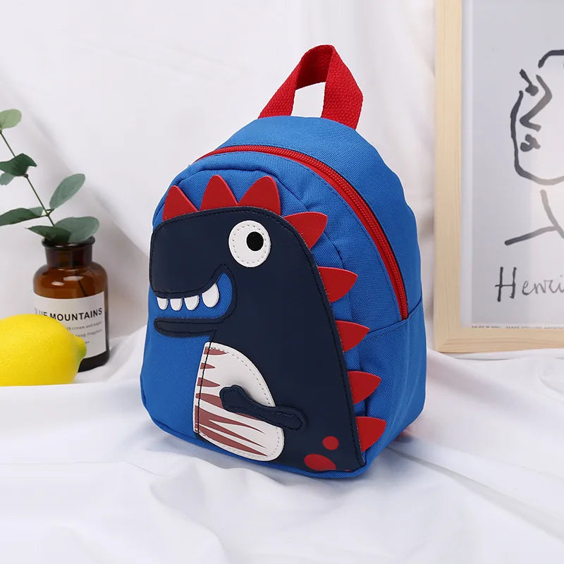 Cartoon Dinosaur Kids Backpacks High Capacity Kindergarten Schoolbag Cute Boys Girls Baby School Bags Children Canvas Backpack